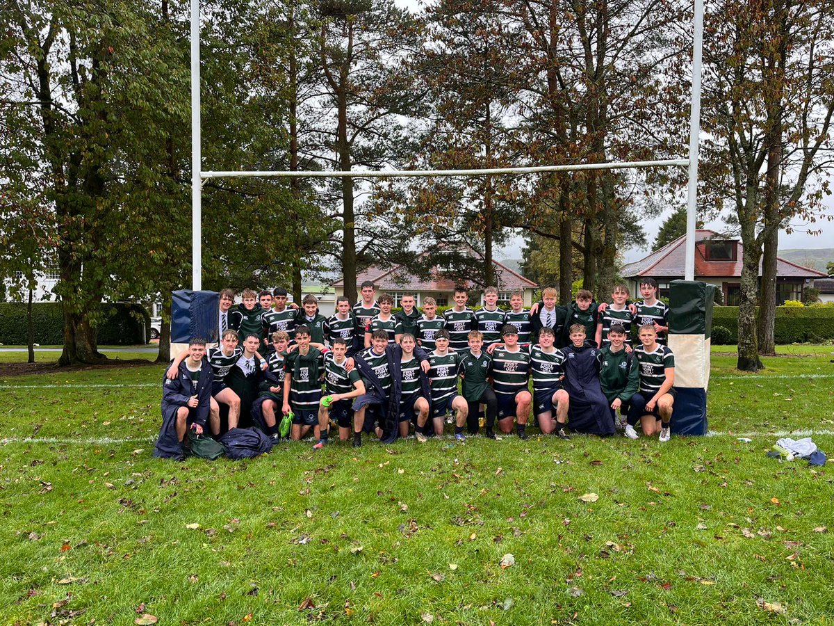 Very good day for our sports teams today. 1st XV and U16 teams both won their National Plate fixtures and the 1st XI won in the Scottish Challenge Cup. A big thank you to @firstpointusa as their sponsored subs jackets were needed today! 🌧️🌧️🌧️ #wearestcolumbas