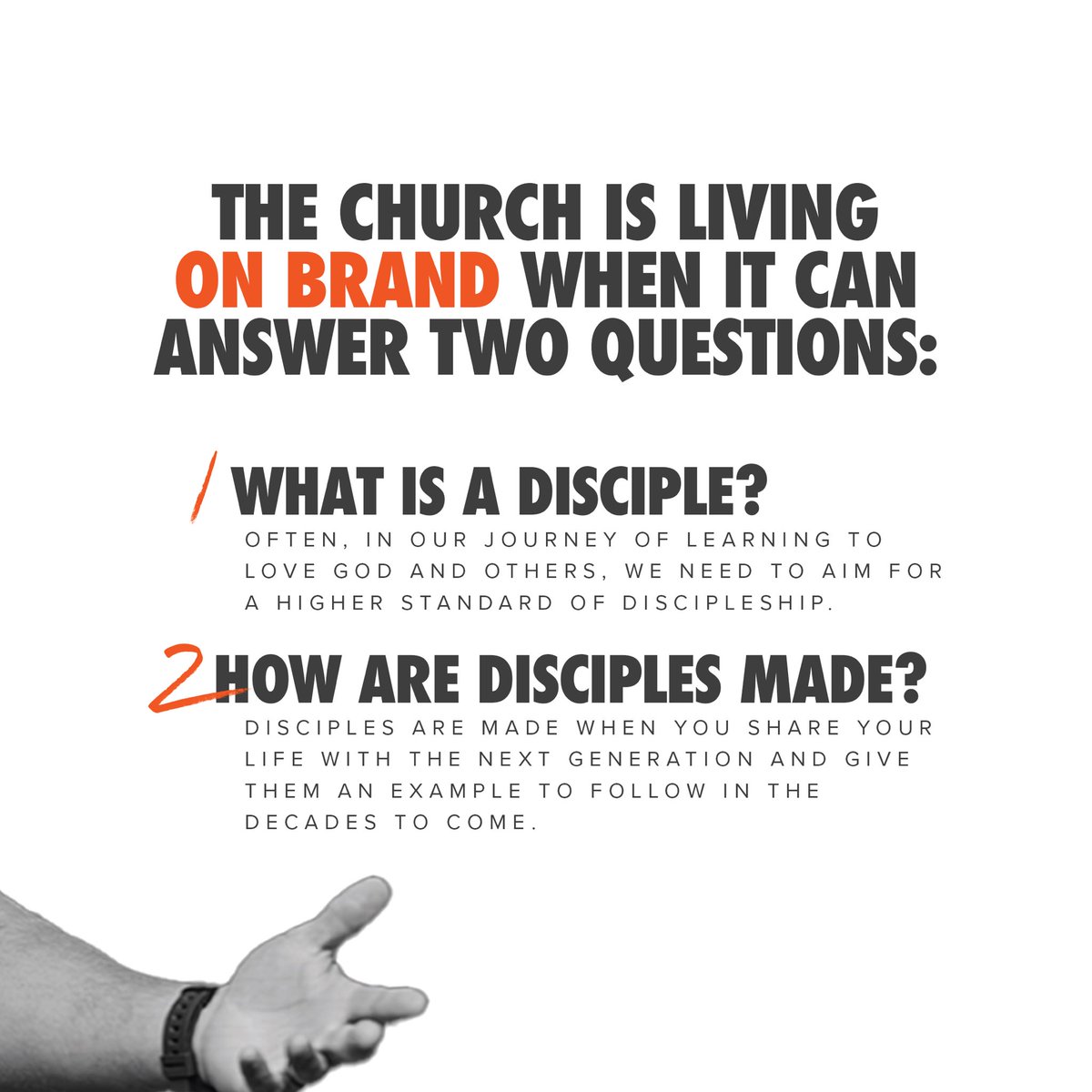 citybridgecc's tweet photo. Here's the secret to living a meaningful life:

give it away. 

Find the life you've always wanted by checking out "#followme: Discipleship" on YouTube today. 📲 https://t.co/Nibn1CGo8e
