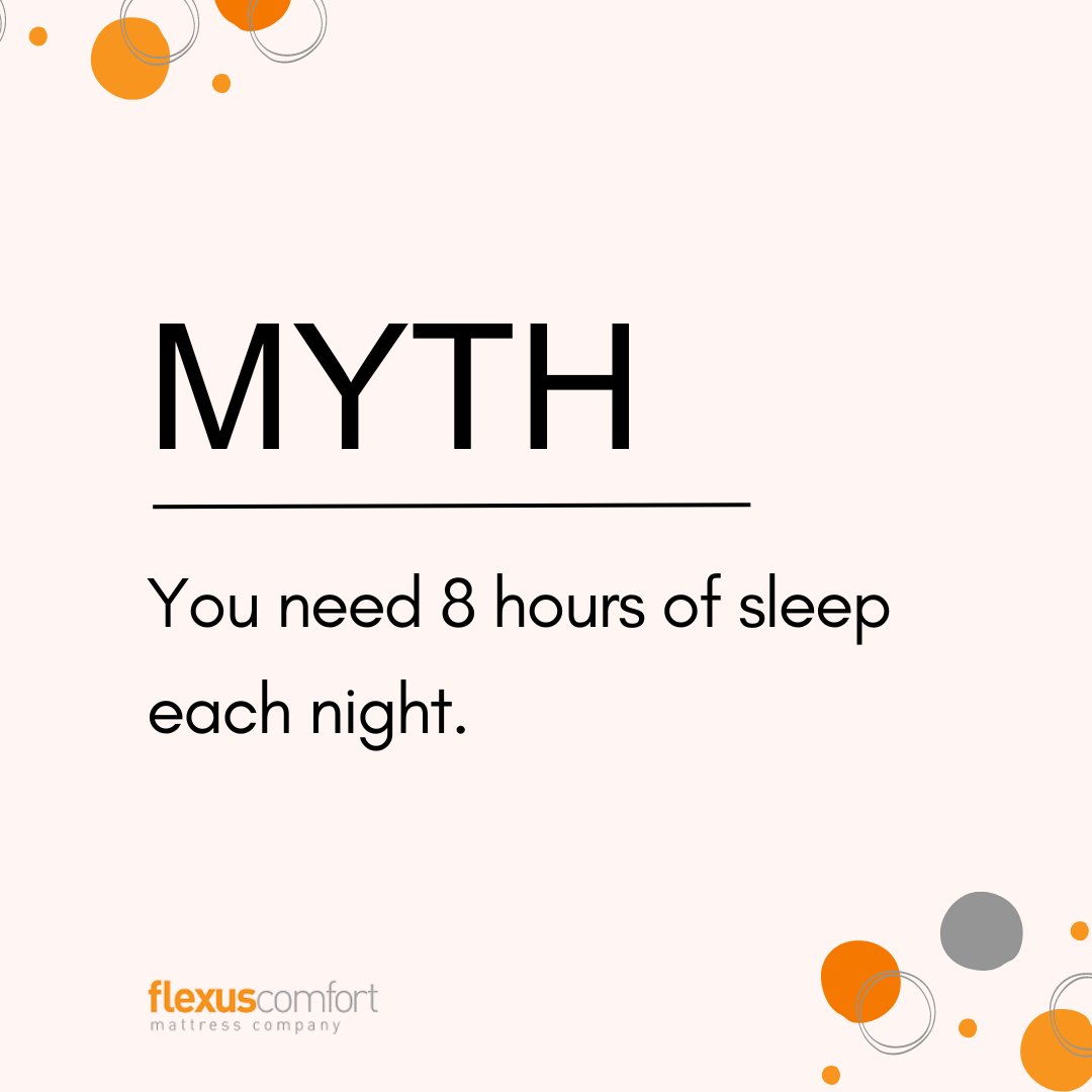 Let's separate sleep myths from reality! #sleepmyths