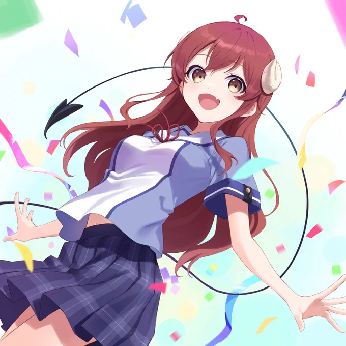 シャミ子誕生日おめでとうーーー#まちカドまぞく 