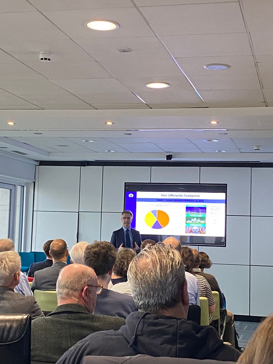 Ronald Daalmans, Environment Manager for Chivas Brothers, at the Vibes 2023 event sharing our decarbonisation journey 

#Vibes2023 #CarbonFootprint #sustainability #CircularMaking 
<a href="/ChivasNewsRoom/">Chivas Brothers News Room</a>