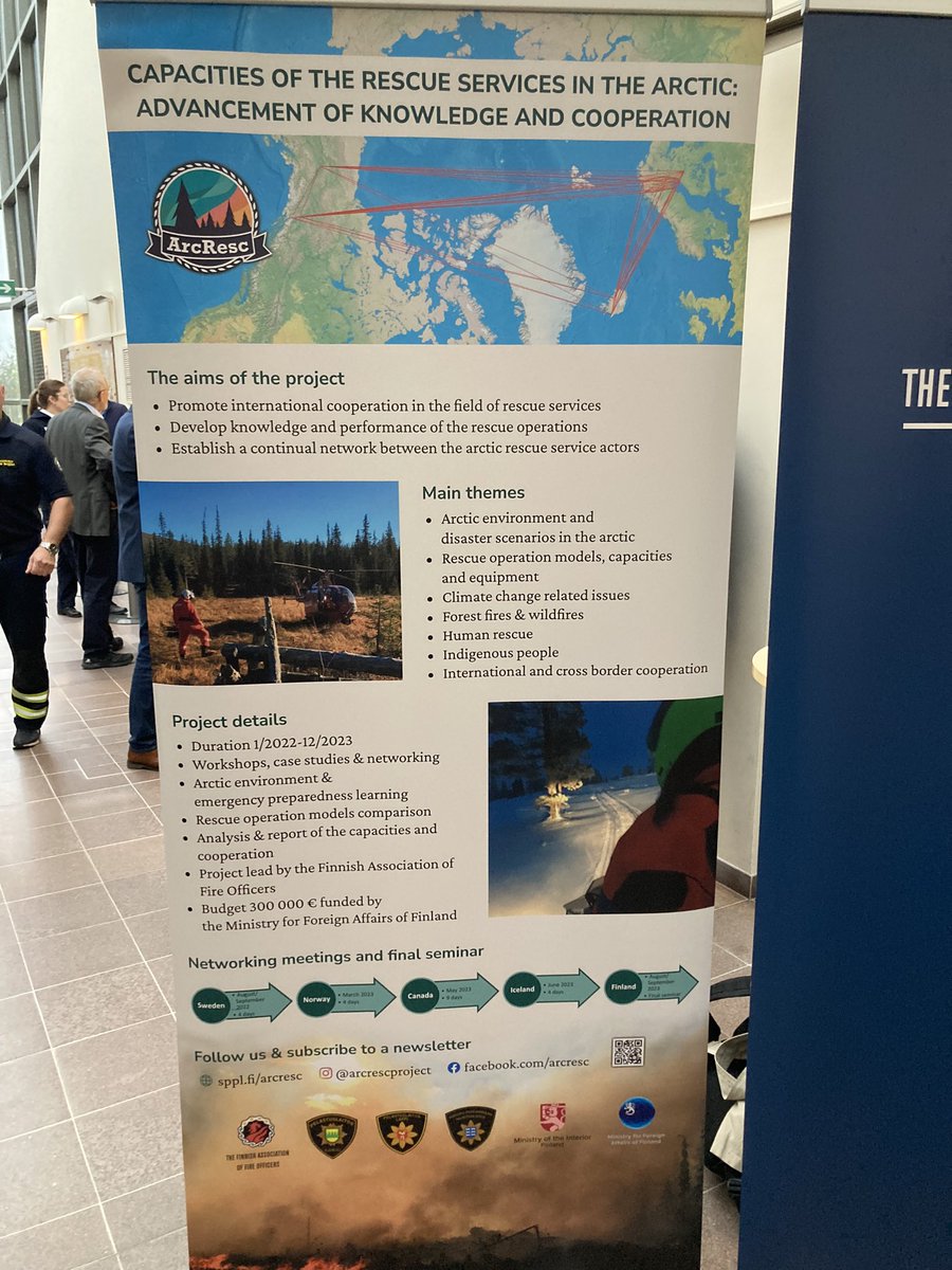 Petteri Vuorimäki (@pvuorimaki) on Twitter photo Was a pleasure and an honour today to deliver few remarks at the ArcResc event in Rovaniemi and follow the presentations and insightful discussions. I learned a great deal. Great project and great work by <a href="/SPPL_ry/">Palopäällystöliitto</a>. Was a pleasure and an honour today to deliver few remarks at the ArcResc event in Rovaniemi and follow the presentations and insightful discussions. I learned a great deal. Great project and great work by <a href="/SPPL_ry/">Palopäällystöliitto</a>.