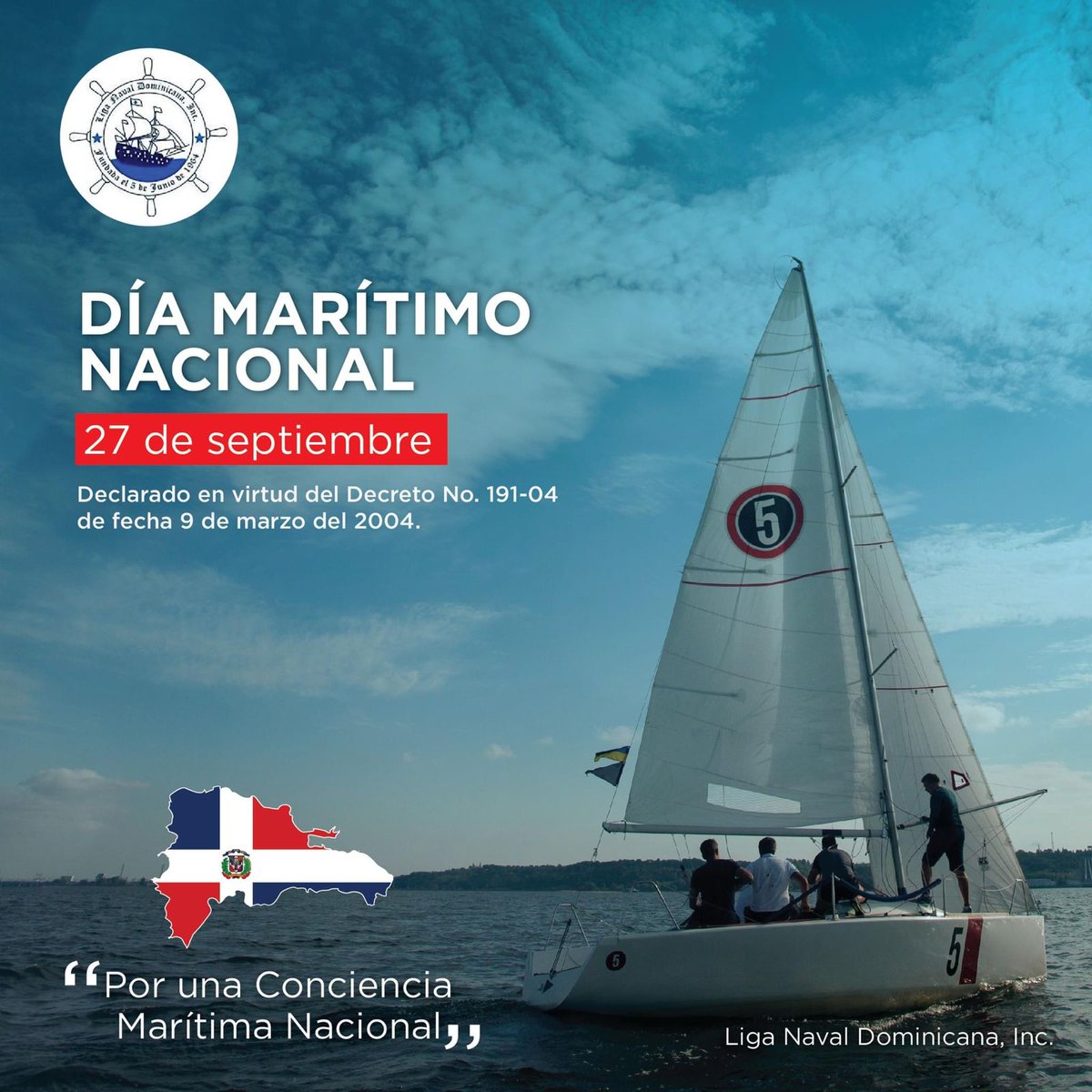 Felicidades a todos los marinos y marineros de la República Dominicana y el mundo.