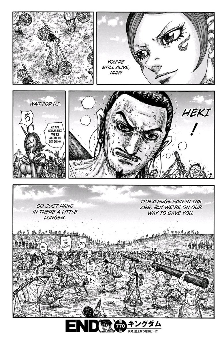 vins_saaru's tweet photo. Ousen army and Yotanwa Army united and finally bro Heki is alive 🔥🔥🔥

#KINGDOM770 https://t.co/X8VRpzuREd