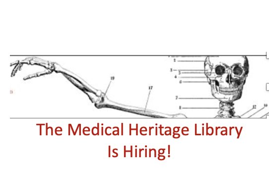 The Medical Heritage Library seeks a new Coordinator! This fully remote, part-time position helps our non-profit with planning, outreach, and programming! Apply through this link:

medicalheritage.org/2023/09/13/coo…

#medhist #histmed #libraries