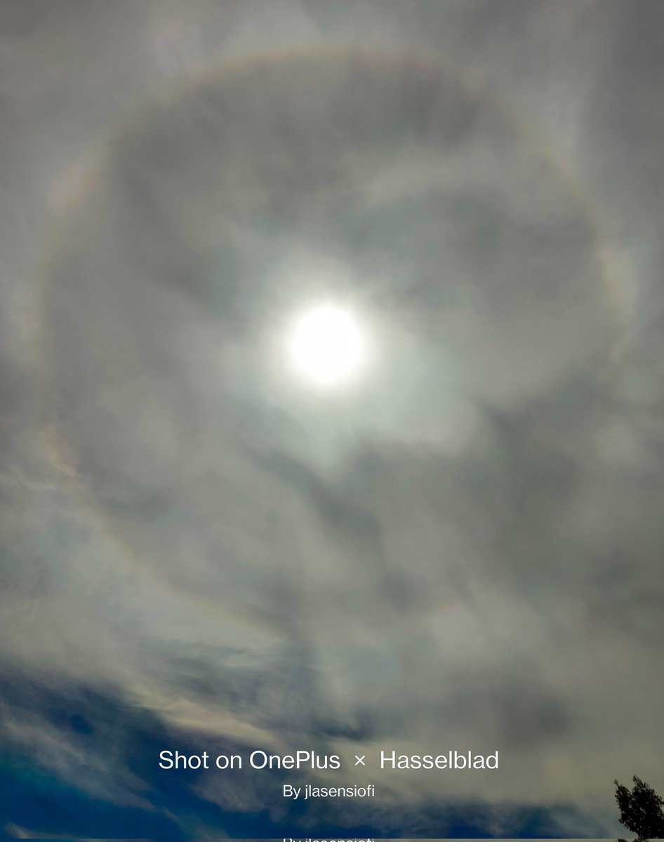 yo_mismo1's tweet image. #FlipThePerspective
Day 27. It is difficult to see a solar halo, and with this one there were two 😱

Shot on @oneplus x @hasselblad
#OnePlusCommunity

#OnePlus9Pro #ShotOnOnePlus
#NeverSettle

#ShotOnSnapdragon #Snapdragon #SnapdragonInsiders
@Snapdragon