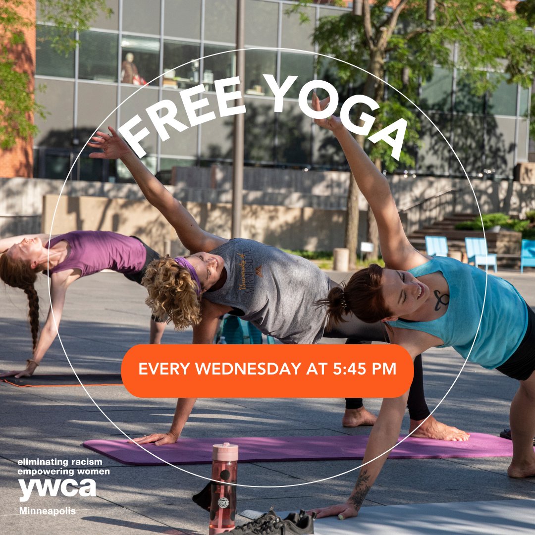 Join us every Wednesday for FREE outdoor yoga at #PeaveyPlaza hosted by #YWCAMinneapolis and #GreenMinneapolis!

Make sure to come participate before the end of October - The last date for this event is October 11th!

#greenminneapolis 
#peaveyplaza 
#ywcampls
