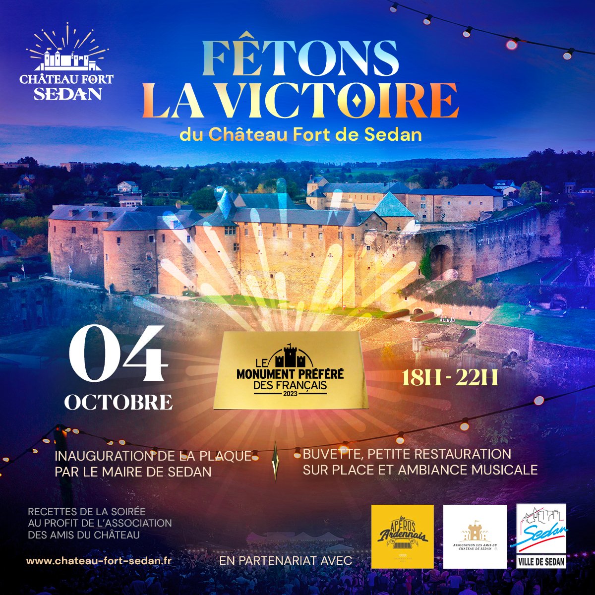 Château fort de Sedan tweet media