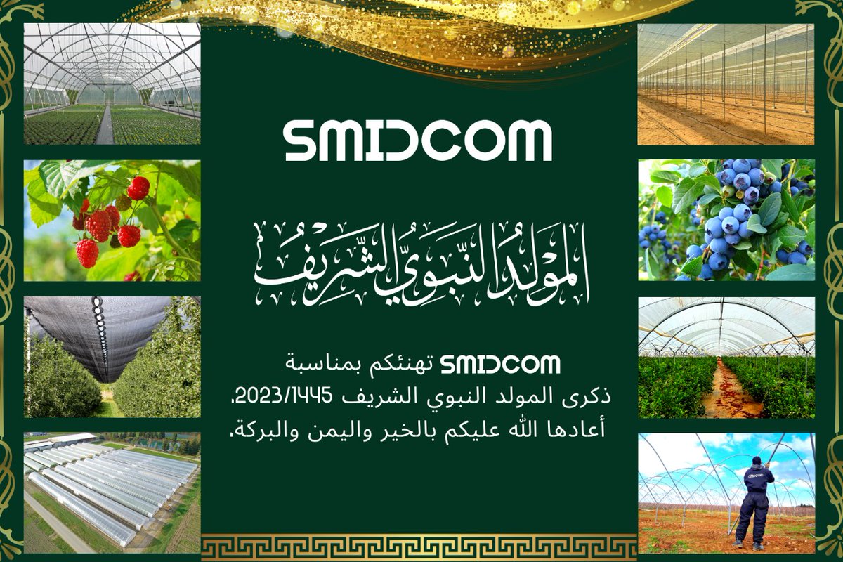 بمناسبة ذكرى مولد خير البرية، 
مجموعة سميدكوم تتقدم بأسمى التهاني و التبريكات للأمة الإسلامية و كل عام و أنتم بخير.
