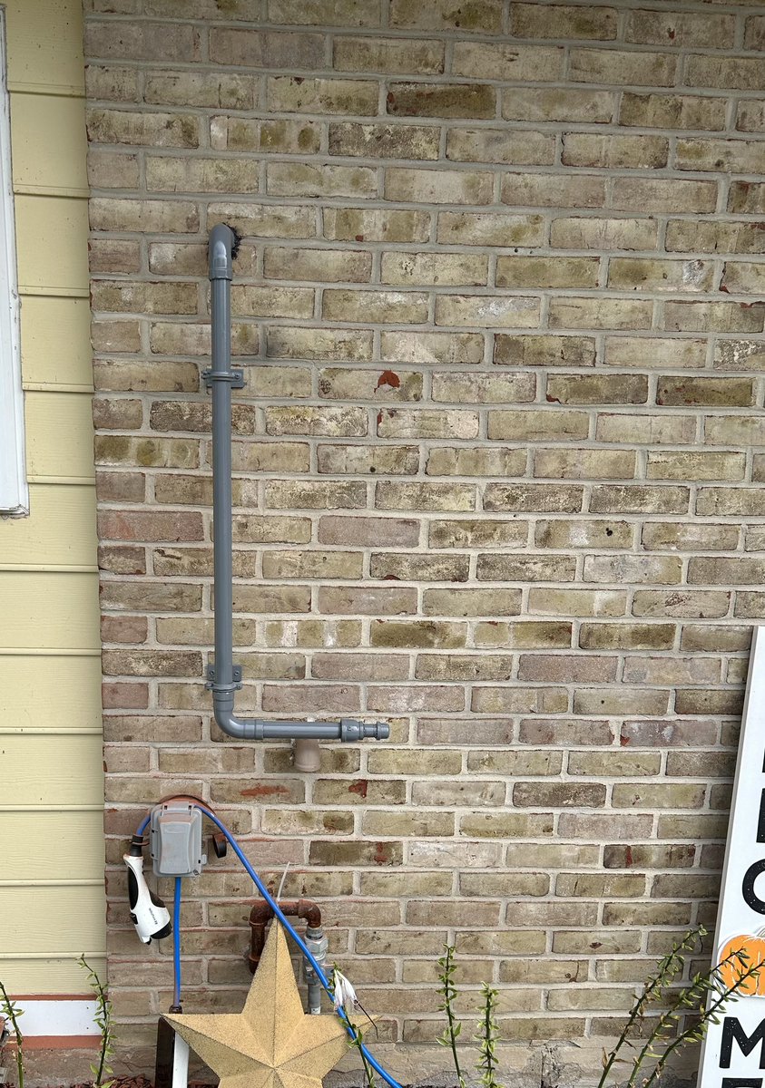 Broyleshvacrllc's tweet image. Gas line moved from inside to outside 
#broyleshvacr #gaslines #megapress #rumseyisland