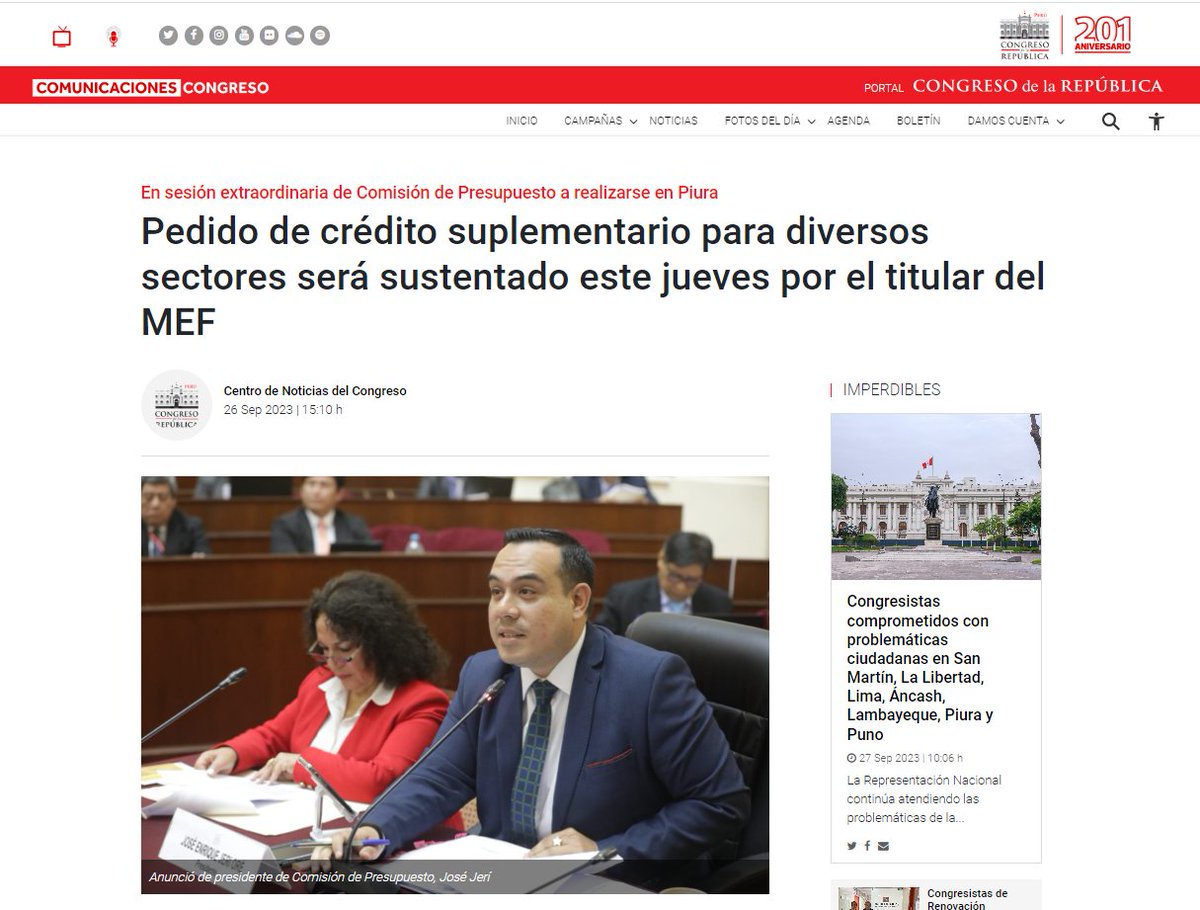 CONFETEP's tweet photo. CONFETEP: Seguimos gestionando en el Congreso la aprobación del bono de 600 soles para 562 mil trabajadores estatales; que será sustentado por el MEF en sesión extraordinaria de la Comisión de Presupuesto el 28 de setiembre de 2023 en la Ciudad de Piura. https://t.co/HZGwYUHhIS https://t.co/oybowYb1Rf