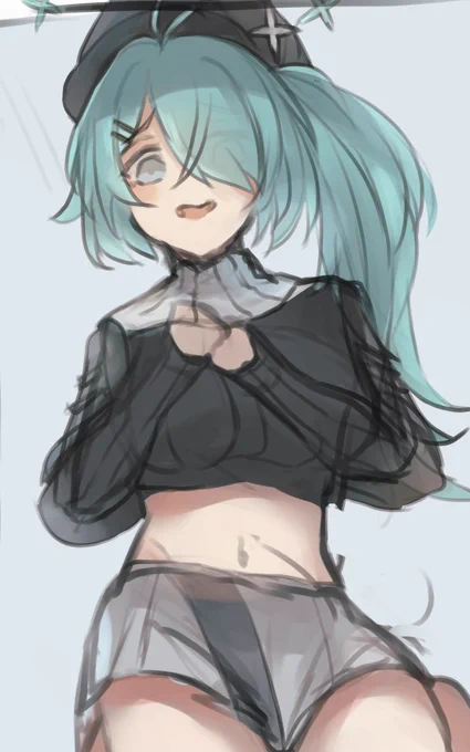 色ラフです……寝ます…… 