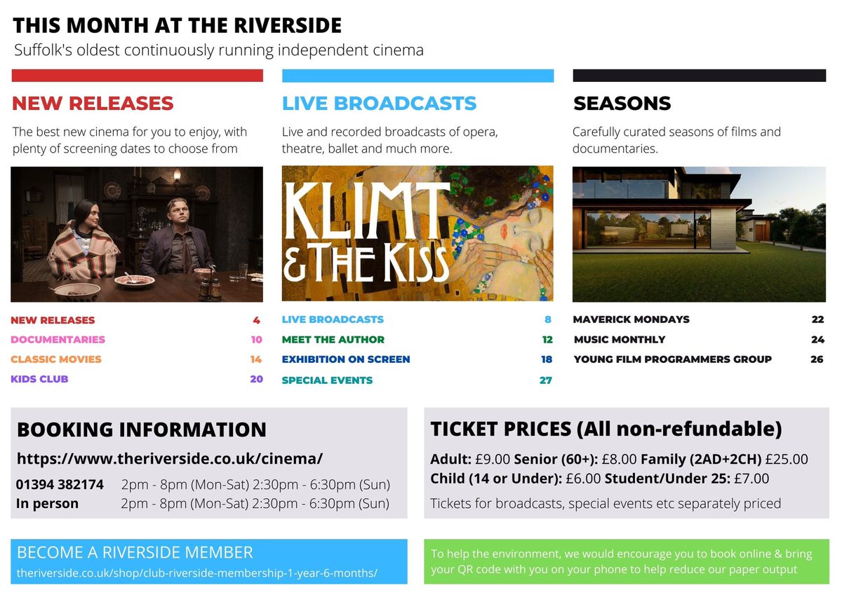_theriverside's tweet photo. New professionally designed monthly film programme coming very soon! Big thanks to our sponsors who we will announce soon (some space still available for new sponsors!) We cant wait for you to see it! #newfilmprogramme #filmprogramme #cinema #theriverside #woodbridge #suffolk https://t.co/weBE7sWO2A