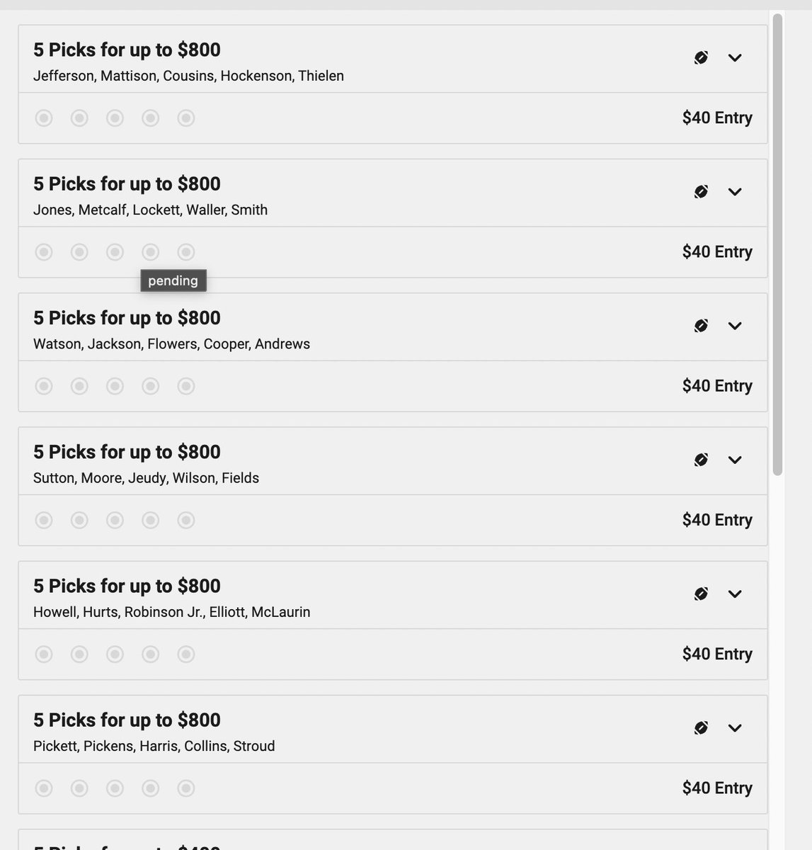 All of these slips were found on the <a href="/DGFantasy/">Daily Grind Fantasy Sports</a> Correlation tool, meaning all of the legs get a boost because when one happens, the others are more likely to hit

Try it for FREE today: dgfantasy.com/membership-sig….