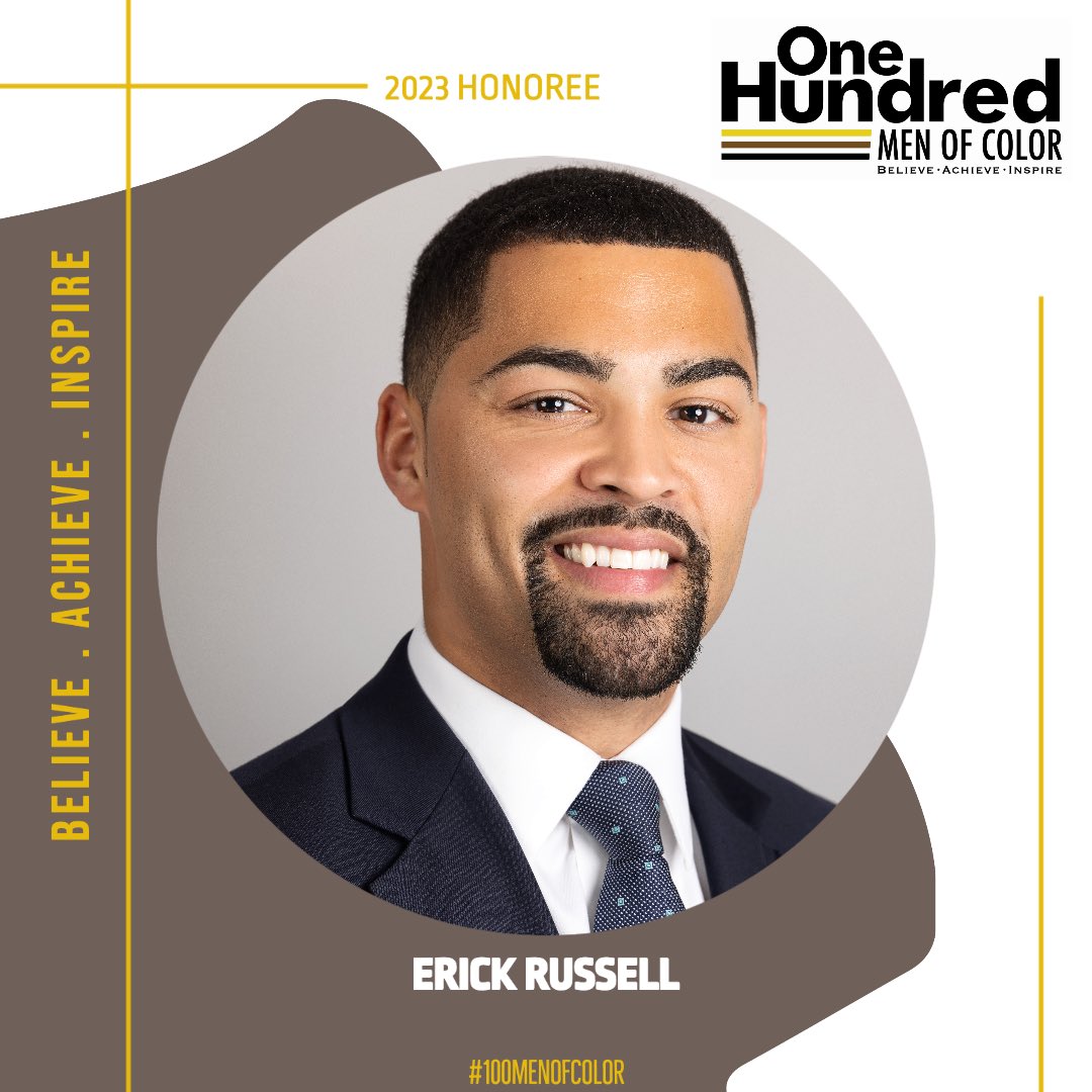 TreasRussell's tweet photo. I’m proud to be an honoree at this year’s 100 Men of Color gala!
Support #100menofcolor and their work to uplift, support and recognize men of color across CT. Get your tickets now. https://t.co/VIEnzrpZLH