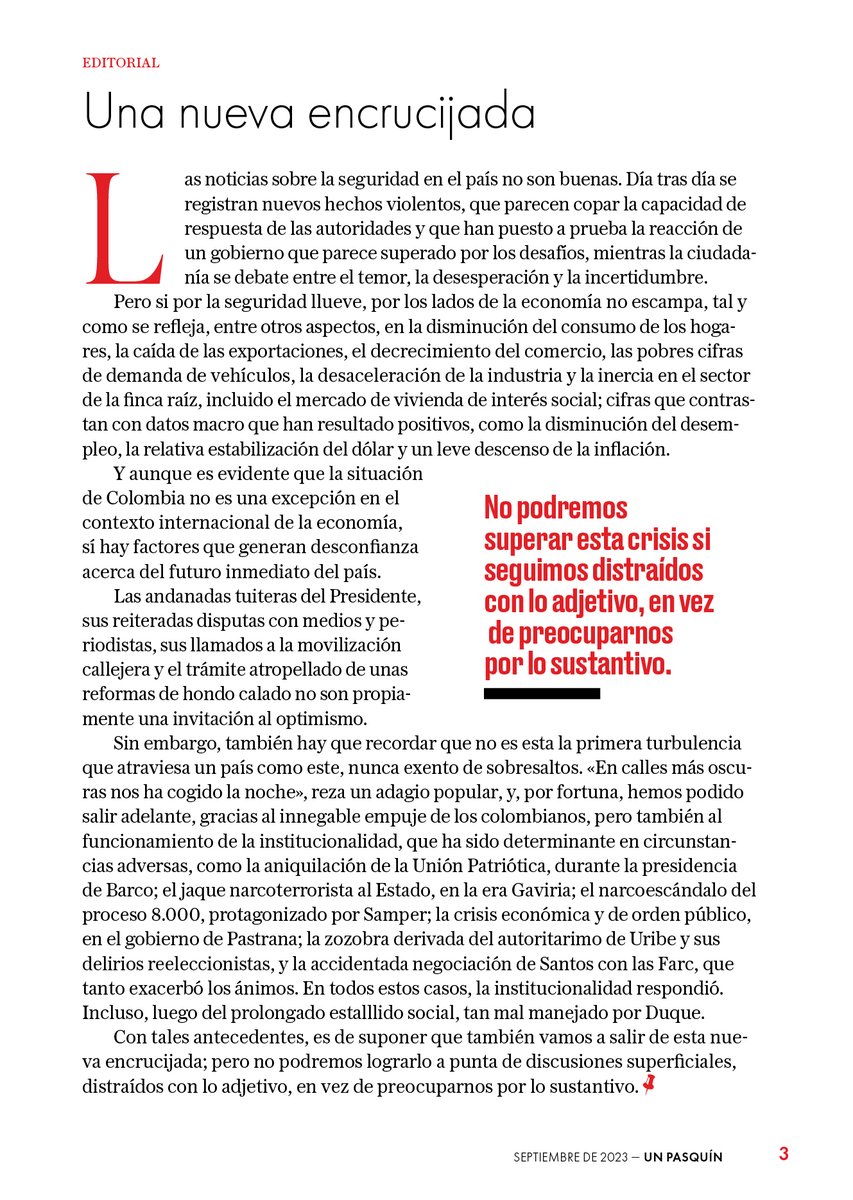 Nota editorial de la nueva edición de <a href="/UnPasquin/">El Periódico de la O</a>