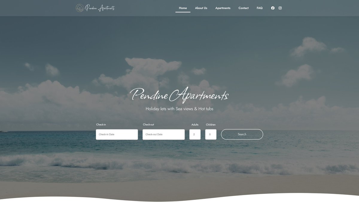 webdesign_wales's tweet photo. 🎉 Big news! We're thrilled to introduce the new website for our client, Pendine Apartments. Visit https://t.co/CksE98UVtX to see the seven-page website. 💻Gareth's business is smoother with no more manual managing or hefty fees. Plan your 2024 getaway today at Pendine Apartments https://t.co/mTFayZXegb