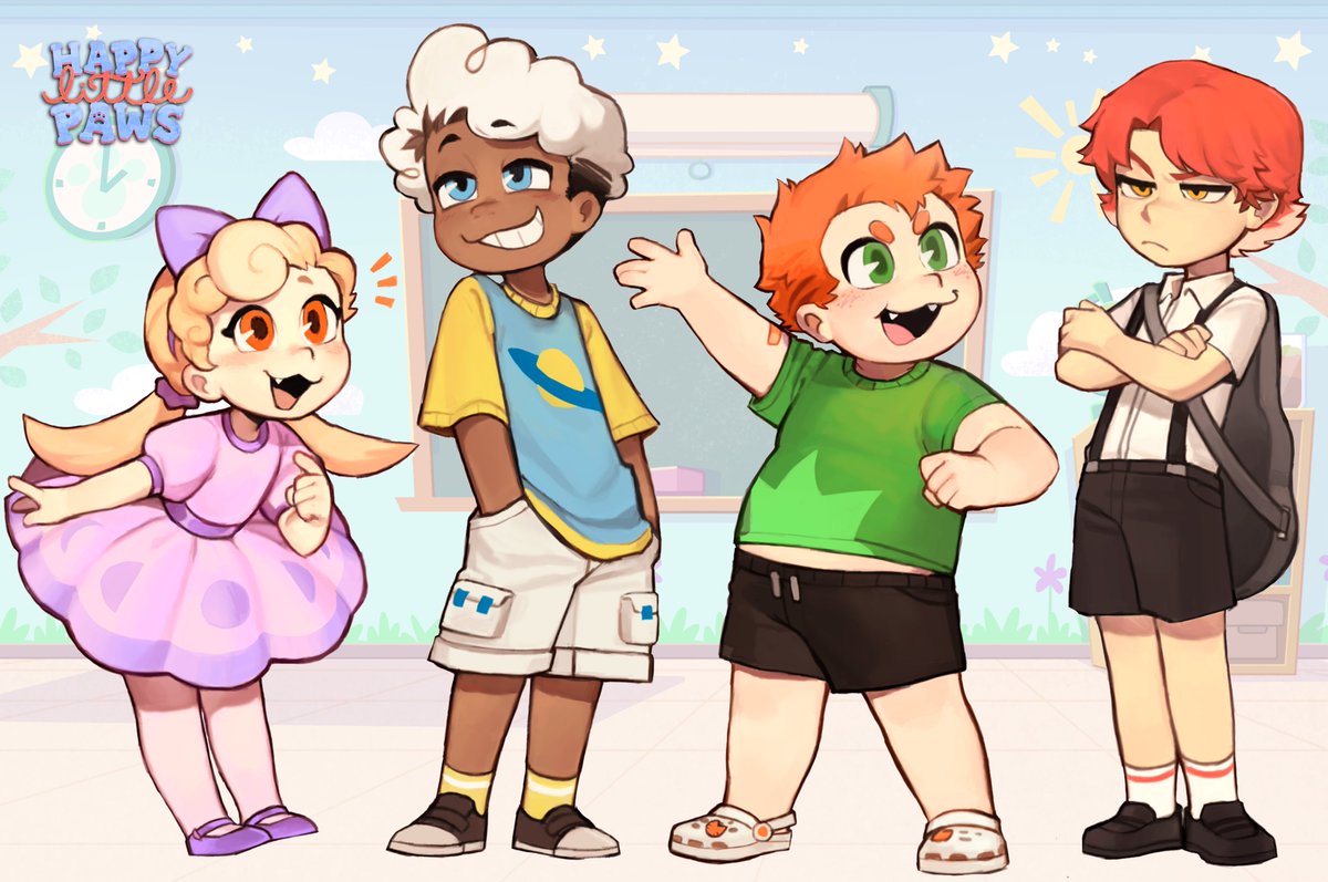 peternobodyok's tweet photo. Thank you @pihpuppy0 for this fanart/commission of my babies: Becky, Peter, Fred, and Lucca. I'll be back soon with updates on this series. In the meantime, go ahead and commission artwork from Dabi <3
#hlp #happylittlepaws https://t.co/hVLTlOELmI