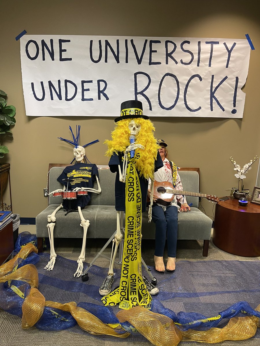 FS Rock Band.  Rock N Roll ‘CHOS.  Great work FS Learning Community decorating the FSI front office!