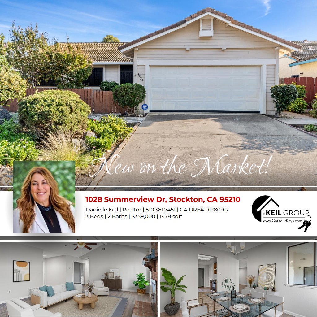 daniellekeil's tweet photo. JUST LISTED! Step into this delightful 2-bedroom PLUS den/office, 2-bathroom home nestled in the heart of Stocktonโs thriving Summerplace 55+ community. #thekeilgroup #gotyourkeys #justlisted #stockton #kellerwilliams https://t.co/70uPQs2mXC