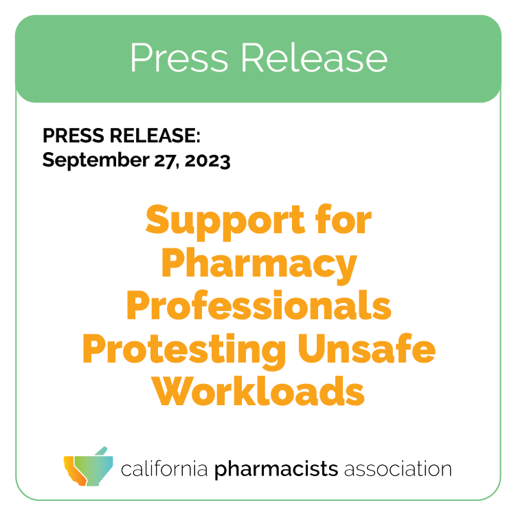 PRESS RELEASE, September 27, 2023. Support for Pharmacy Professionals Protesting Unsafe Workloads. To read the full statement made by CPhA please click here: cpha.com/2023/09/suppor…