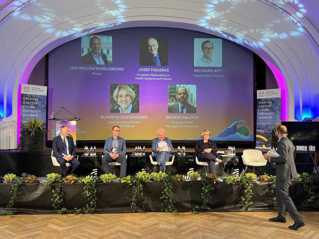 RLichtenecker's tweet photo. Towards net-zero healthcare systems!
It was an honor to be part of the panel and the opportunity to discuss our very sucessful projects `climate friendly healthcare facilities´ and `climate manager training´!
#EHFG2023 #health #climate #gög #bmsgpk https://t.co/ohpi1USLiG