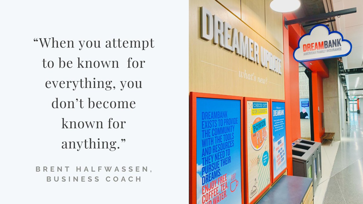 steveramosmedia's tweet image. Business Coach Brent Halfwassen partners with DreamBank, the entrepreneur  hub from American Family Insurance, on a pricing workshop. Learning how entrepreneurs are scaling their businesses is inspirational.
#entrepreneurinsights #entrepreneurstips 
ow.ly/n0Xq50PQapC