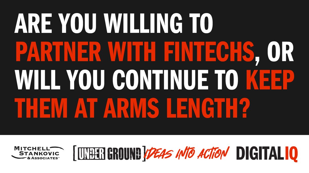 “How do we leverage collaboration? Are you willing to partner with fintechs, or will you continue to keep them at arm’s length?" Watch the in-depth interview with Amber Harsin (Prodigy) and George Estrada (AWS) in our new Digital IQ Series. bit.ly/3IYwLKe