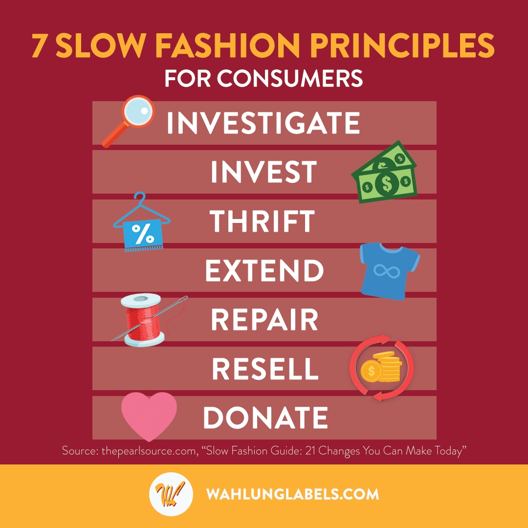 What are the principles of #slowfashion? It's all about knowing who you're buying from, buying pieces that last, extending the life of your clothing &amp; ensuring it lives on once you're done with it! 

Source: bit.ly/3AjI1uf <a href="/thepearlsource/">The Pearl Source</a> 

#GoGlobalStayLocal