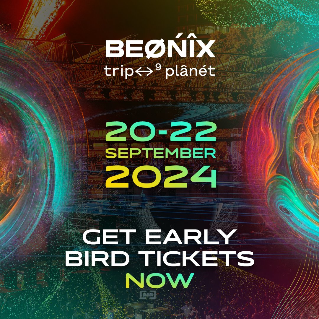 BEONIX is back on the 20-22nd of September. 📷 Prepare for your next trip to Planet 9: mark these dates and grab your Early Bird tickets now! 📷 They are limited, so don’t sleep on it - bit.ly/3EPXQN9