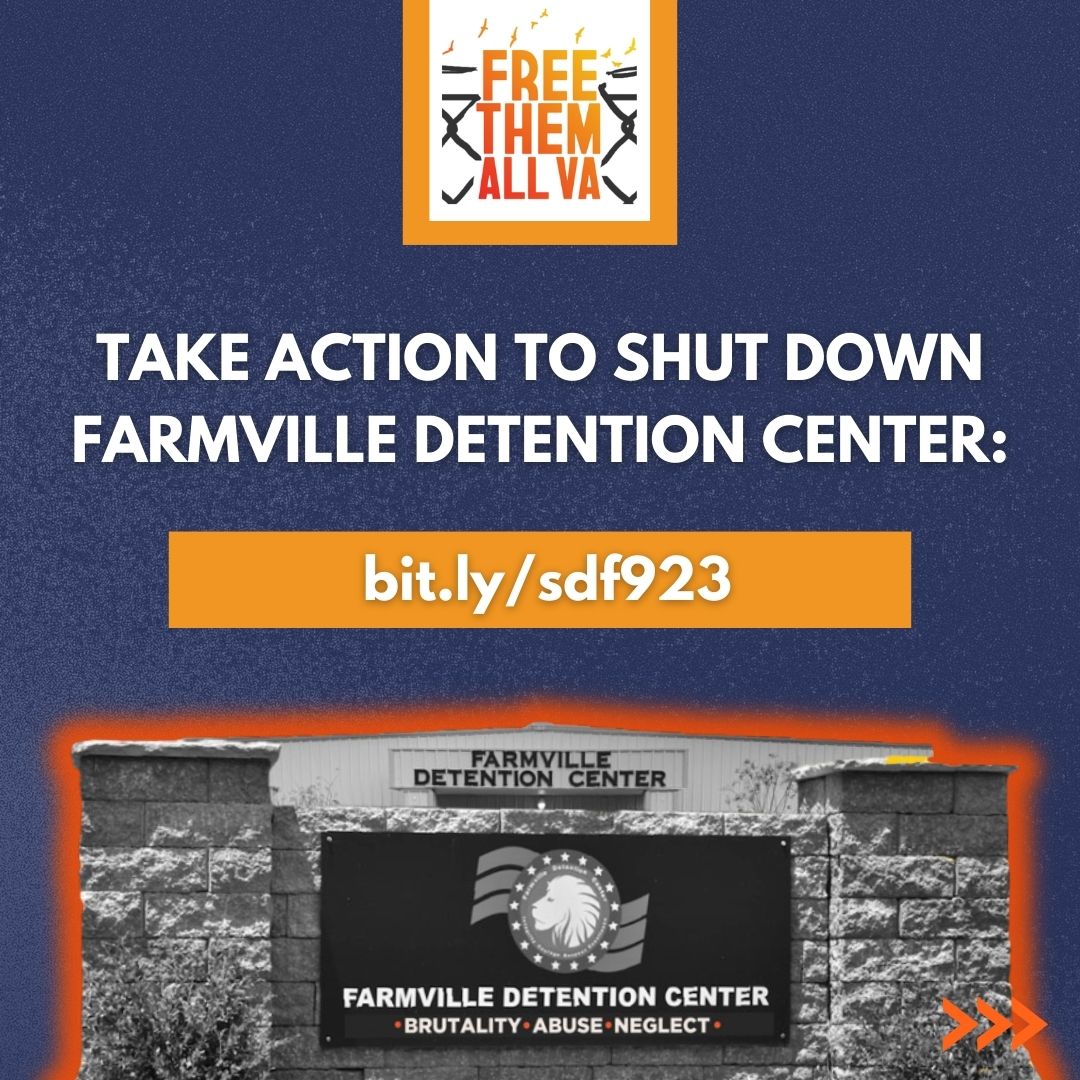 .@SecMayorkas, Virginians urge you to NOT renew the ICA-Farmville ICE detention contract.  The facility is notorious for its brutality, abuse & neglect, including using solitary confinement, retaliation by staff and inadequate medical care. #ShutDownFarmville #CommunitiesNotCages