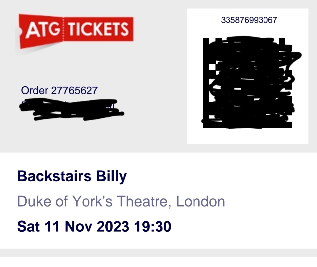 After all these weeks of rehearsals, a brilliant premiere and another three shows already played, I decided to reward myself with another trip to London in November to see the wonderful Penelope Wilton (aka Isobel Crawley) on stage. 
#penelopewilton
#londontheatre