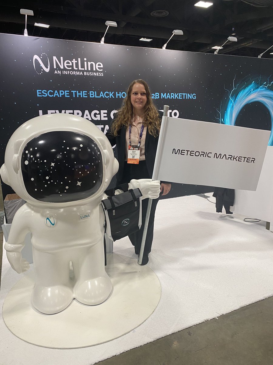 EllynFelton13's tweet photo. On a #CMWContentQuest to learn the latest about content marketing this week! @cmicontent is at a larger convention center this week - so it might also be a quest to find the session rooms. 🤭 Who can really tell? 😅🧡 #cmw #contentmarketing #contentmarketingworld #netline https://t.co/NVnkgj1GW4