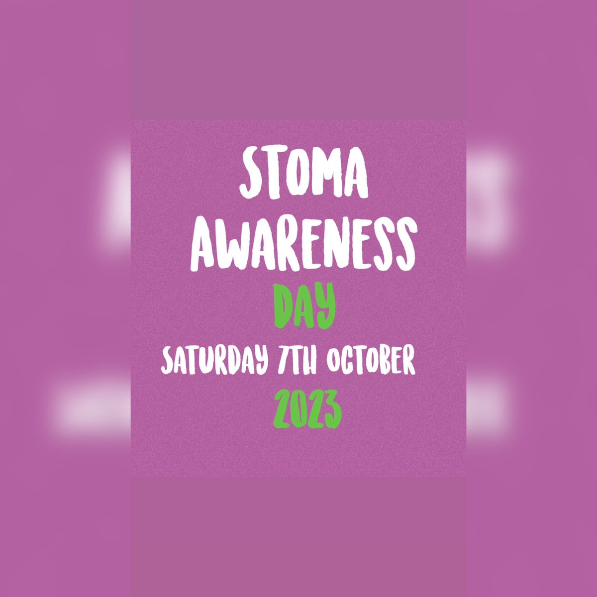 Stoma Awareness day is fast approaching let’s see if we can turn Twitter or X purple 🫶💜 #StomaAware