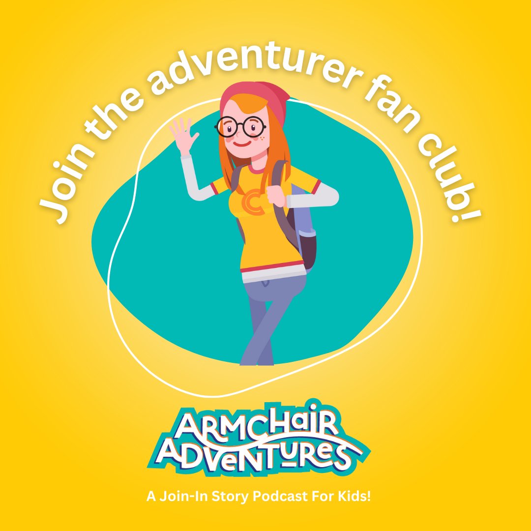You can now join the official Armchair Adventures fan club 😀 You'll get access to tonnes of exciting rewards AND help us to make more join-in stories for adventurers around the globe. 

Check out the latest Armchair Adventures upload to find out more: podfollow.com/armchair-adven…