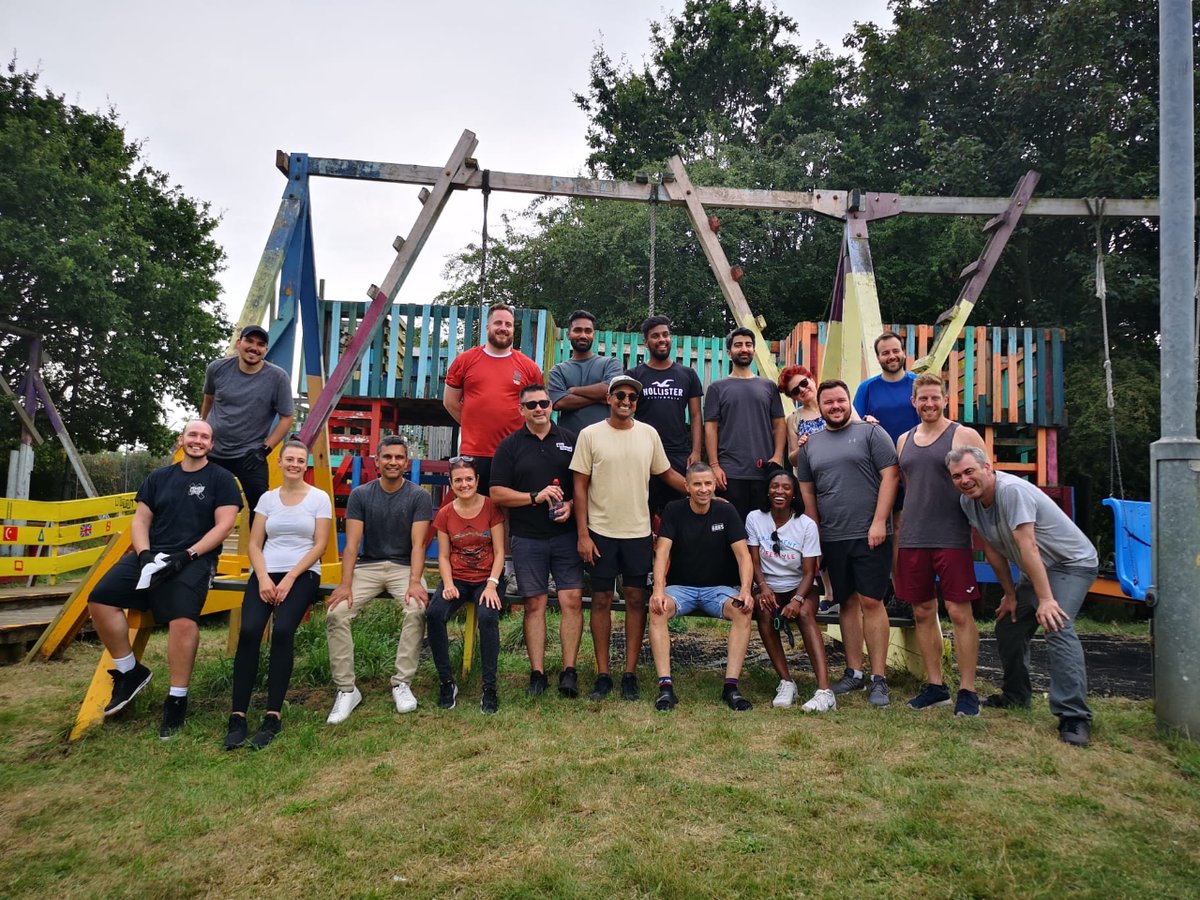 The @BizSpaceUK team helped repair the Honor Oak #adventureplayground, fixing grass mats and beautifying the landscape. Everyone got stuck in to maintain an important community resource. Their help gives Lewisham's children a safer, more enjoyable play space. 🙌 #MakeADifference