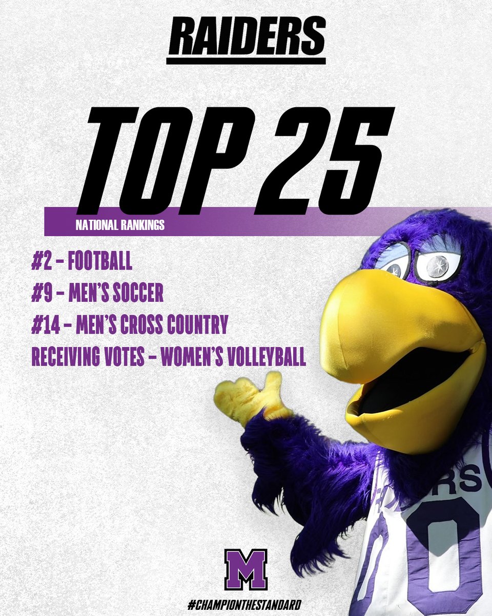 Mount Union Purple Raiders tweet media
