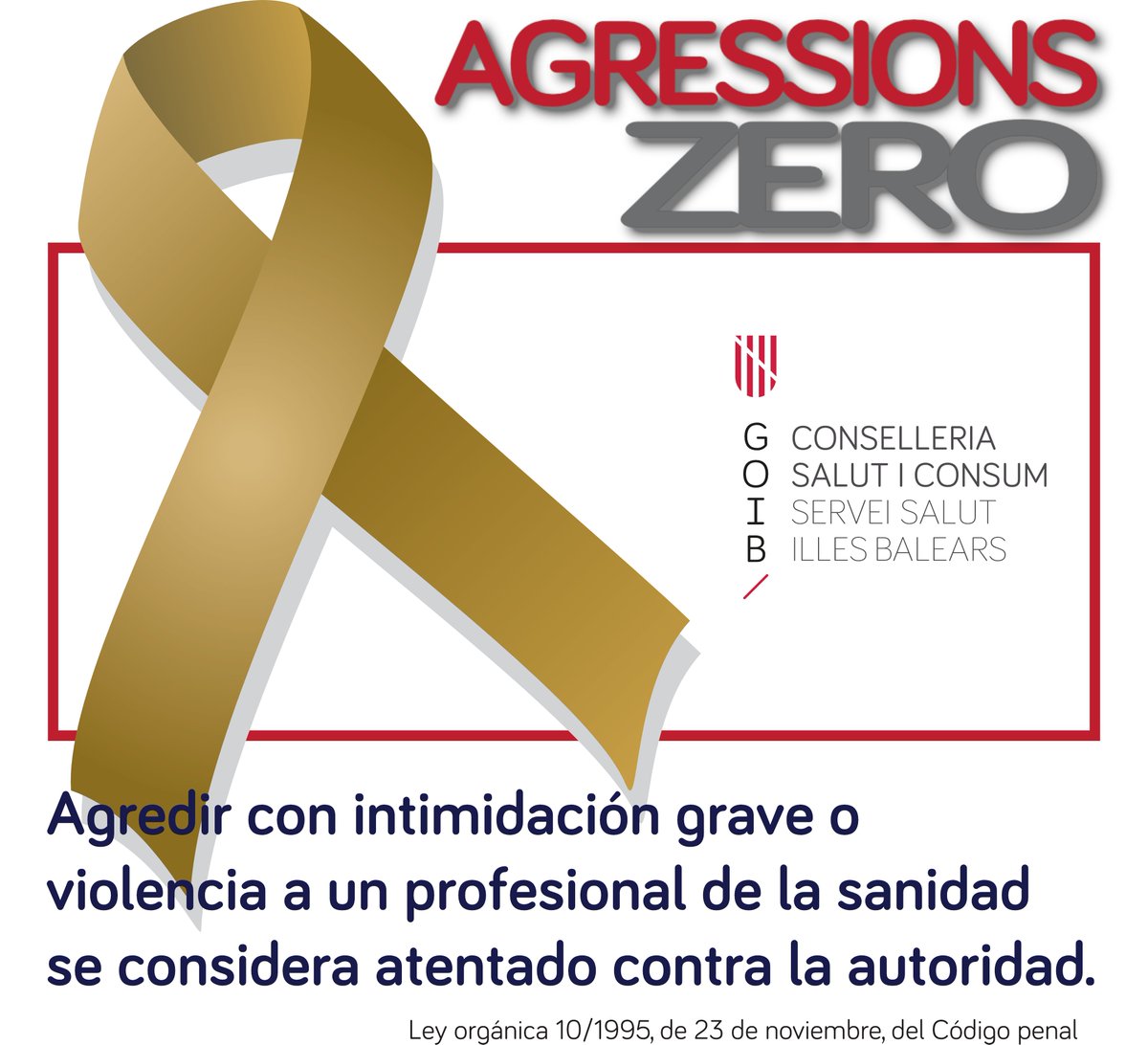 Des de #apalteucostat condenam qualsevol agresssió a l'àmbit sanitari🏥

STOP ✋AGRESSIONS ➡️Especialment aquests dies als companys d'admissions dels nostres centres de salut 👩‍⚕️👨‍⚕️#coordinadoradadmissions 

#apalteucostat #ToleranciaCero #stopagresiones ⛔ <a href="/SalutGOIB/">Conselleria de Salut</a> <a href="/ibsalut/">Servei de Salut de les Illes Balears (IB-SALUT)</a>