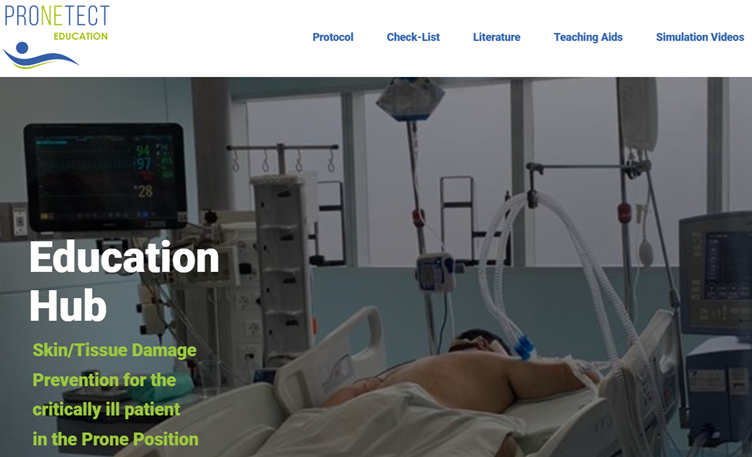 #Prone position ventilation in #ICU with #ARDS  - ✅significant benefit to patients.
❕Risk: #PressureUlcer/Injuries.
✅ #Education, multi-team, equipment.

➡️ View our @SKINTUGent publication, tinyurl.com/3hv9hp3u, website (PRONEtection.com) and simulation videos.