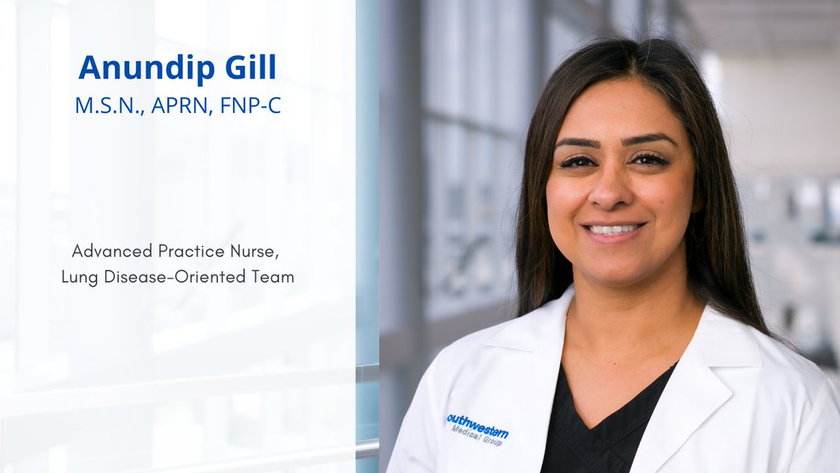 Another congratulations to Anundip Gill, an advanced practice provider for our lung disease-oriented team, who has been nominated for Outstanding APP in Clinical Practice for UT Southwestern's APP Celebration Week!