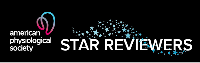 📢Shout out to our 2022 Star Reviewers! Thank you for supporting #PhysiologicalG! 

🎇Anja Bye
🎇Daniel Collier 
🎇Yang Chen

ow.ly/LkJW50PPnWW