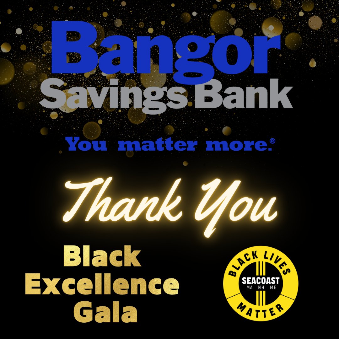 🔥This #Shoutout goes to more of our partner-level sponsors, thank you so much for your support! 🖤

▪️ Manchester Community Action Coalition
▪️ Community Advocates for All 
▪️ Bangor Savings Bank 

#BlackExcellenceGala #SponsorAppreciation #CommunitySupport #BLMSeacoast #BLM