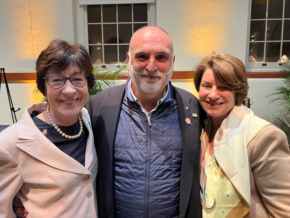 Amy Klobuchar (@amyklobuchar) on Twitter photo Great to join <a href="/DuchenneMD/">DuchenneMD</a>’s annual benefit for research into treatment for Duchenne Muscular Dystrophy with Senators Collins and Wicker, Congressman Joyce, and <a href="/chefjoseandres/">Chef José Andrés 🕊️🥘🍳</a>. We're working to support treatment for this disease and I'm excited to see what advancements are next. Great to join <a href="/DuchenneMD/">DuchenneMD</a>’s annual benefit for research into treatment for Duchenne Muscular Dystrophy with Senators Collins and Wicker, Congressman Joyce, and <a href="/chefjoseandres/">Chef José Andrés 🕊️🥘🍳</a>. We're working to support treatment for this disease and I'm excited to see what advancements are next.