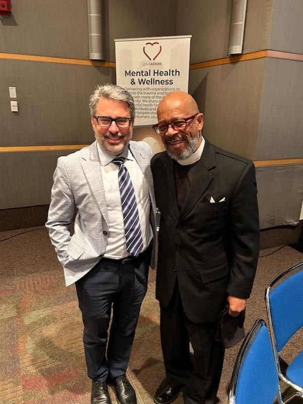 MaloneUPres's tweet photo. It was a joy to attend the annual Love Akron awards brunch yesterday! A special congratulations go out to Bishop Joey Johnson II, former Malone trustee and founding &amp; preaching pastor of the House of the Lord on his receipt of the Allies Award for his service in the Akron area. https://t.co/Cr895WdsVx