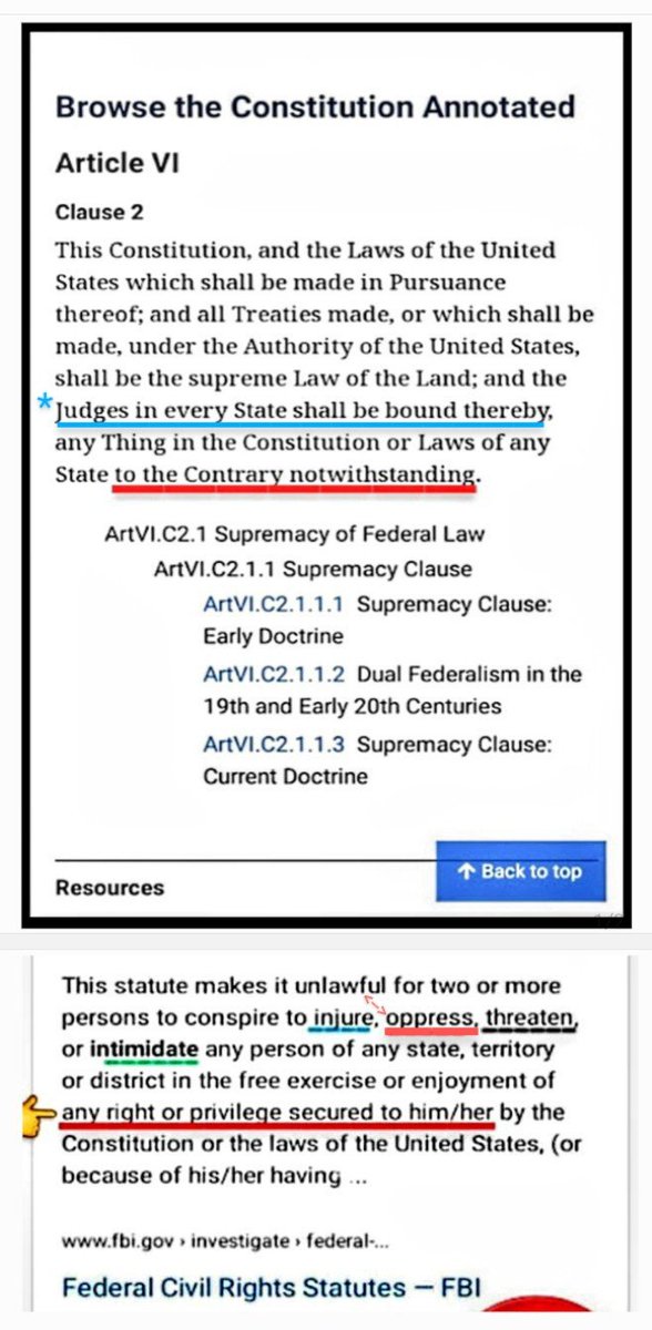 ToyshaD's tweet image. Dont play w/workers' Lives.

A *#NationUNDERGod obeys #LawsOfGOD (superior to man's Law).

👉The Law says: #WHOEVER acting *UNDER color of Any Law...

*UNDER means- Under Authority Of.

Holding pay is not only #insultToInjury, but Crime[Oppression/Exploitation].

Put'em in jail.