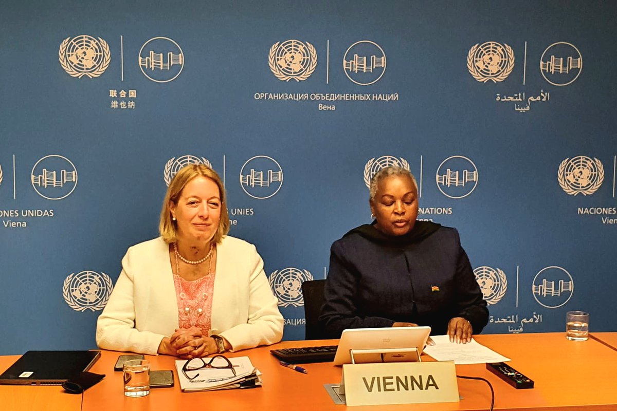 UNODC_CND's tweet photo. @CCPCJ and #CND66 Chairs reiterated the commitment of the Vienna-based Commissions to accelerating implementation of the @2030Agenda during today’s online briefing. https://t.co/RSxlVGlKgQ
