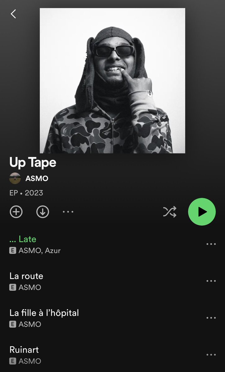AsmoThomas's tweet photo. « Up Tape » Out https://t.co/YpgDyjPb3y