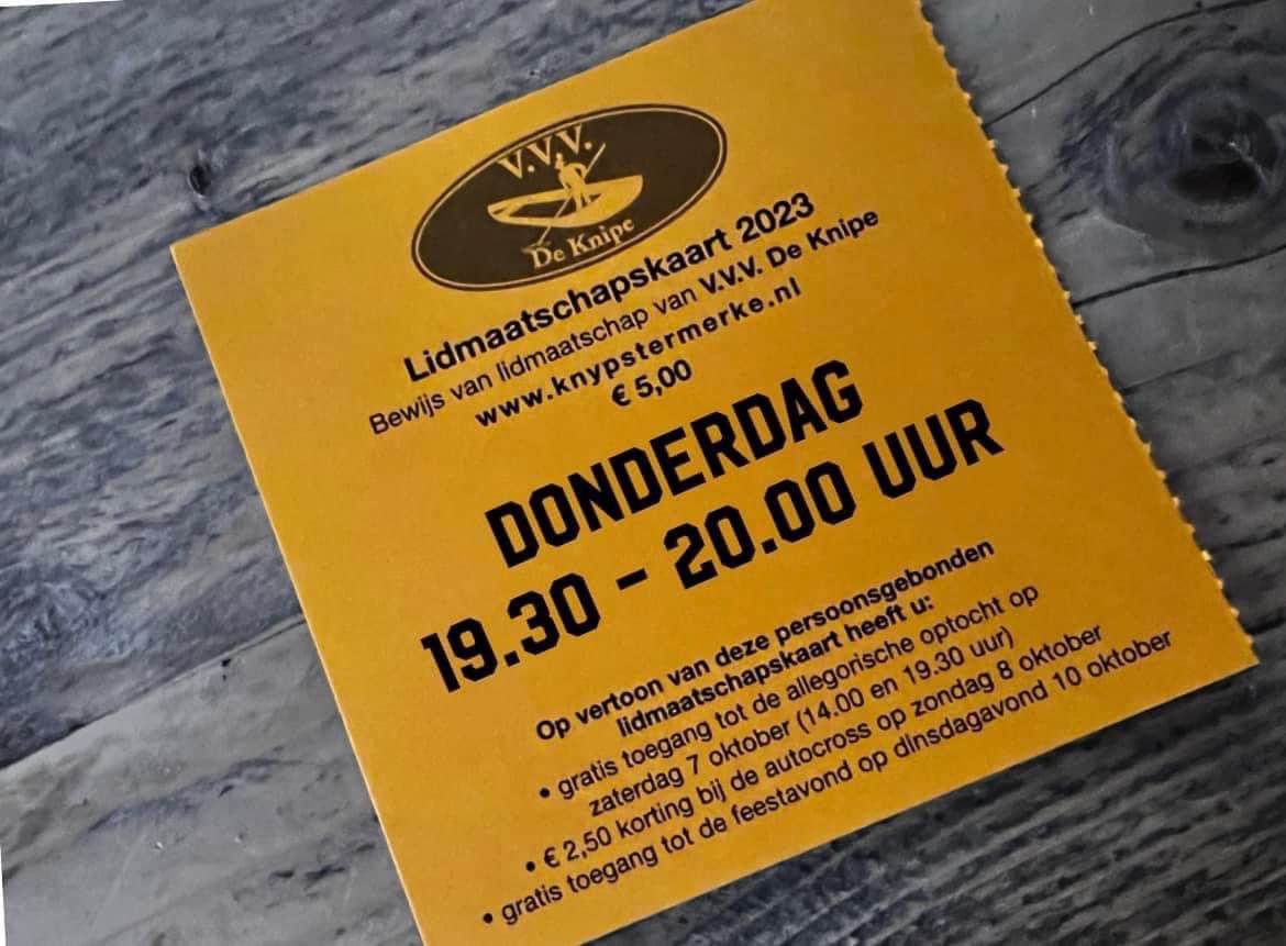 Ben je nog geen lid van het V.V.V. ? Regel dit dan donderdag as. Als je lid bent heb je gratis toegang tot de optocht, korting entree autocross en dinsdagavond gratis toegang tot de feesttent!