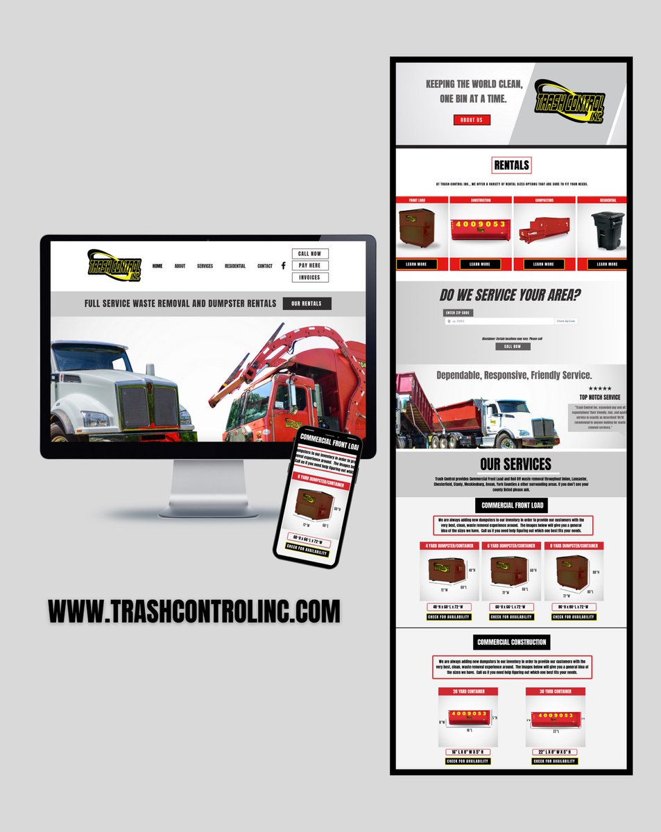 T R A S H • C O N T R O L 

New website revamp for Trash Control Inc. YES, 9D Creative ventures outside of the Motorsports industry! If you have any questions on our services, please give us a call, or send us a message.