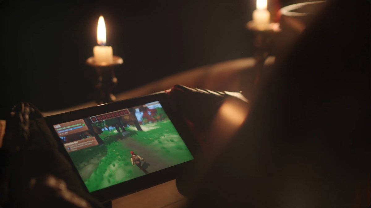 Flexyooo's tweet photo. I'm a simple man! 🍺 I see a dwarf playing with the Switch and I smash my piggy bank with a hammer! 🤣 Nice trailer! #Hammerhelm #NintendoSwitch #Nintendo #Switchcorps @helm_hammer @SuperSixStudios @SilesiaGames https://t.co/MZvou3797r